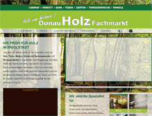 Tablet Screenshot of donauholz.net